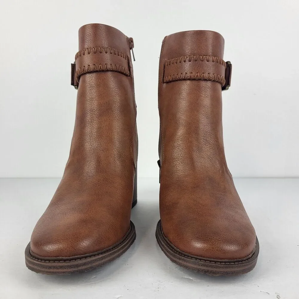 ZODIAC REXX Block Ankle Boot Faux leather Size 5.5M